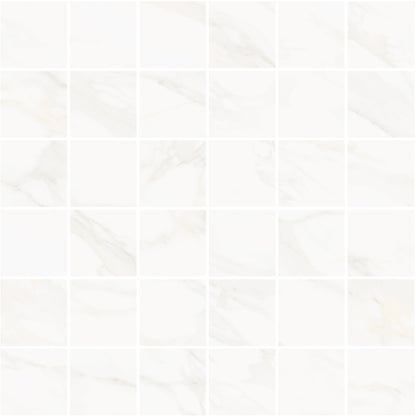 Precious Marble | 2"x2" Porcelain Marble Look Mosaic Tile