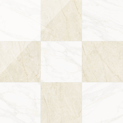 Precious Checkerboard | 24"x24" Marble Look Floor & Wall Tile