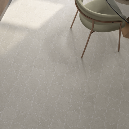 Elda Star+Cross | Porcelain Stone Look Floor & Wall Tile
