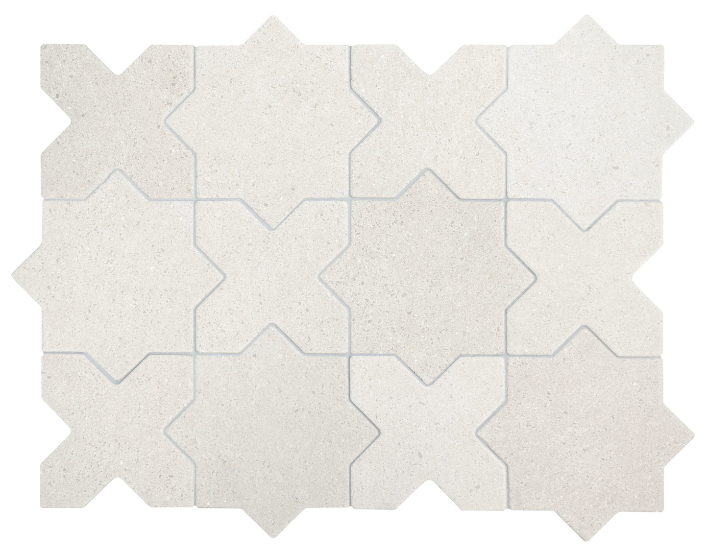 Elda Star+Cross | Porcelain Stone Look Floor & Wall Tile
