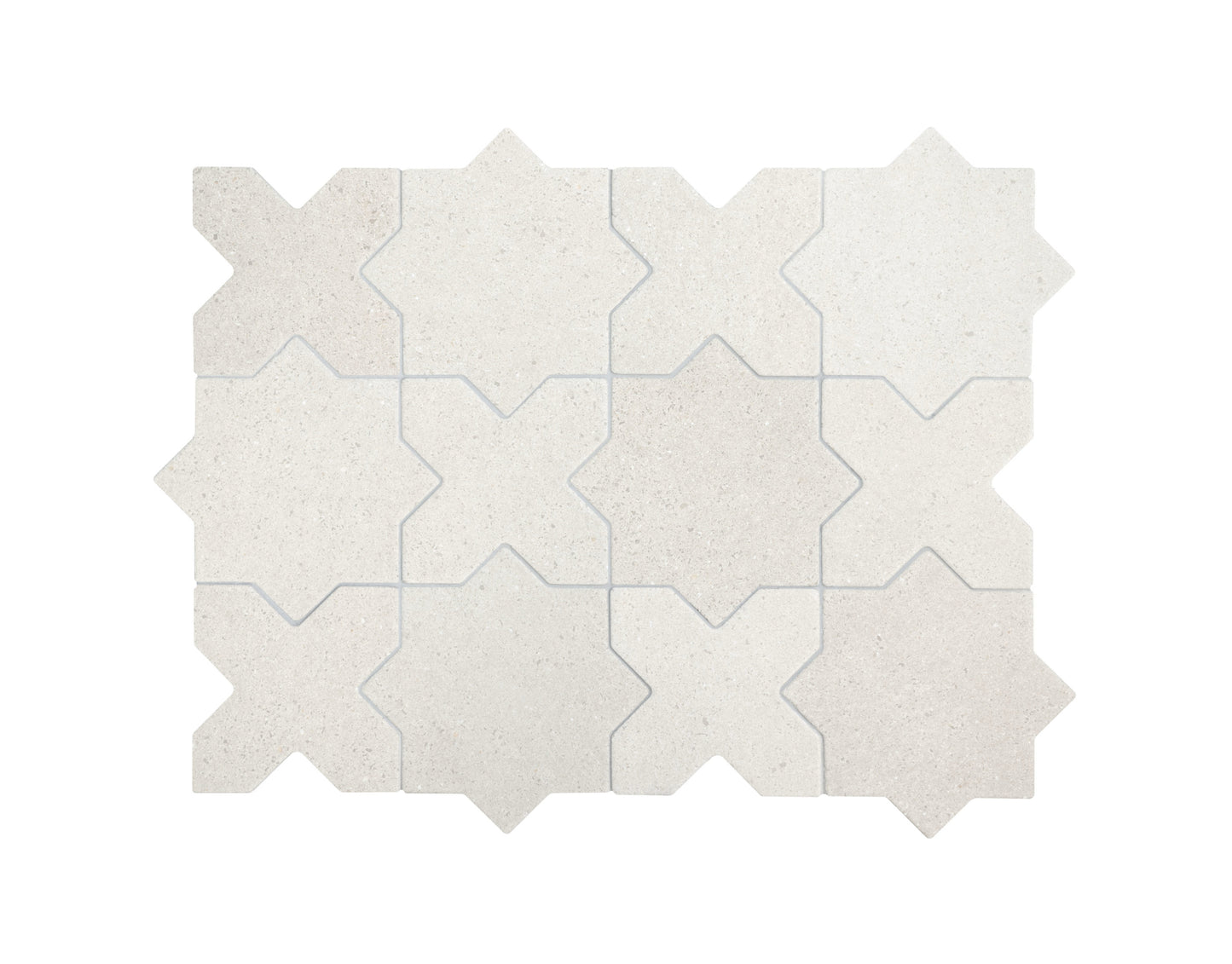 Elda Star+Cross | Porcelain Stone Look Floor & Wall Tile