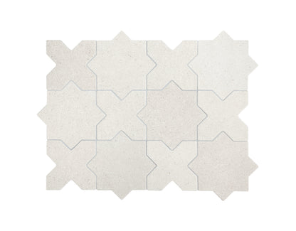 Elda Star+Cross | Porcelain Stone Look Floor & Wall Tile