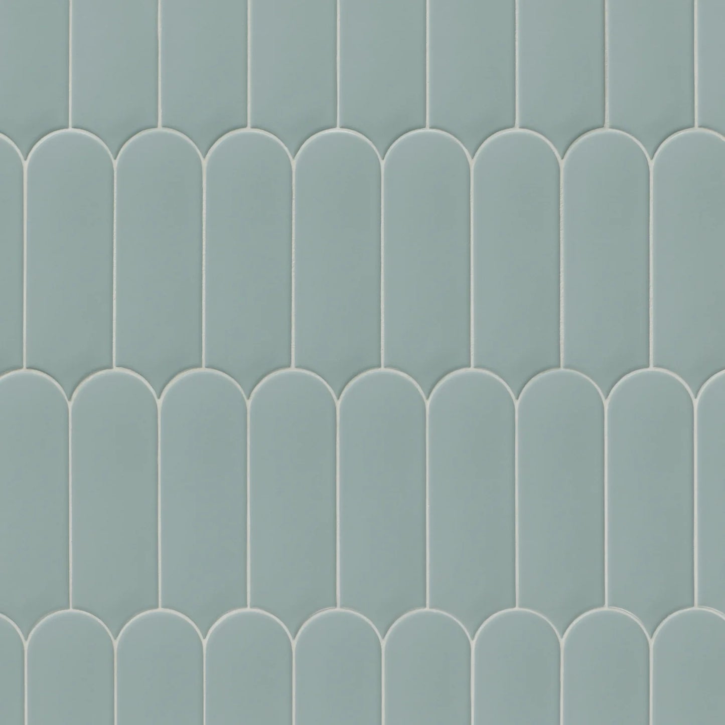Allure Scale | 3"x8.5" Ceramic Elongated Fan Wall Tile