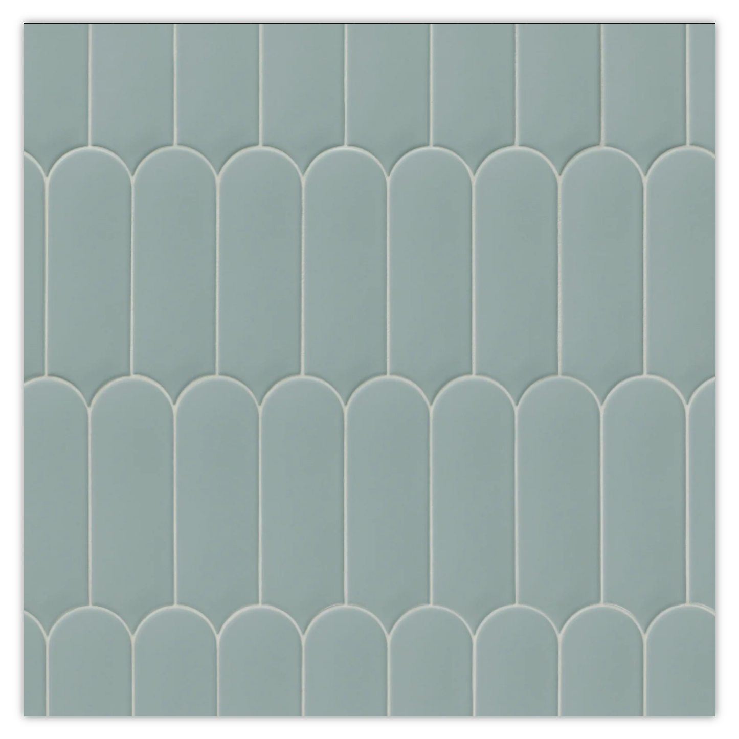 Allure Scale | 3"x8.5" Ceramic Elongated Fan Wall Tile