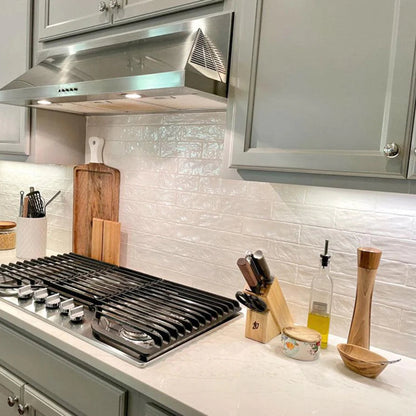 Riviera Zellige | 2.5"x8" Ceramic Wall Tile