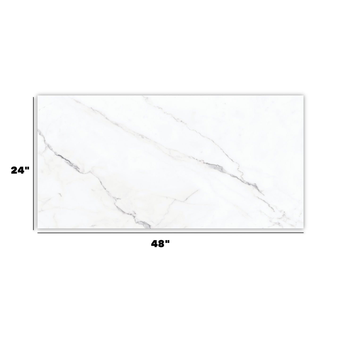 Atlantic GL Light | 24"x48" Porcelain Marble Look Floor & Wall Tile