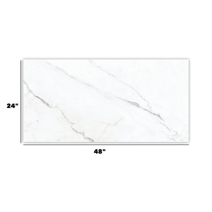 Atlantic GL Light | 24"x48" Porcelain Marble Look Floor & Wall Tile