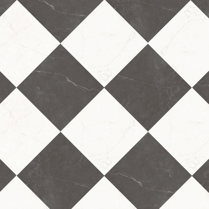 Sophia Checkerboard | 12"x12" Marble Look Tile