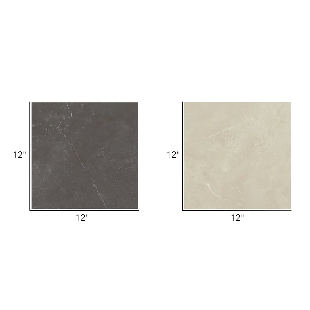 Sophia Checkerboard | 12"x12" Marble Look Tile