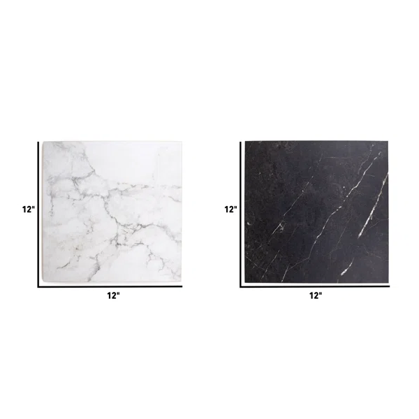 Palazzo Checkerboard | 12" x 12" Porcelain Marble Look Floor & Wall Tile