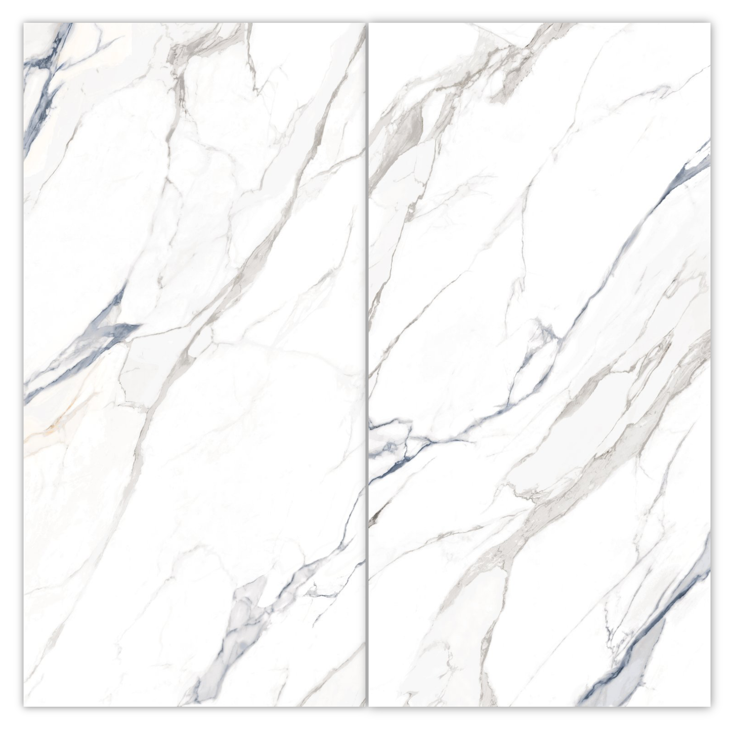 Calacatta Blue | 24"x48"  Porcelain Marble Look Floor & Wall Tile