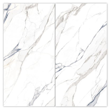 Calacatta Blue | 24"x48"  Porcelain Marble Look Floor & Wall Tile