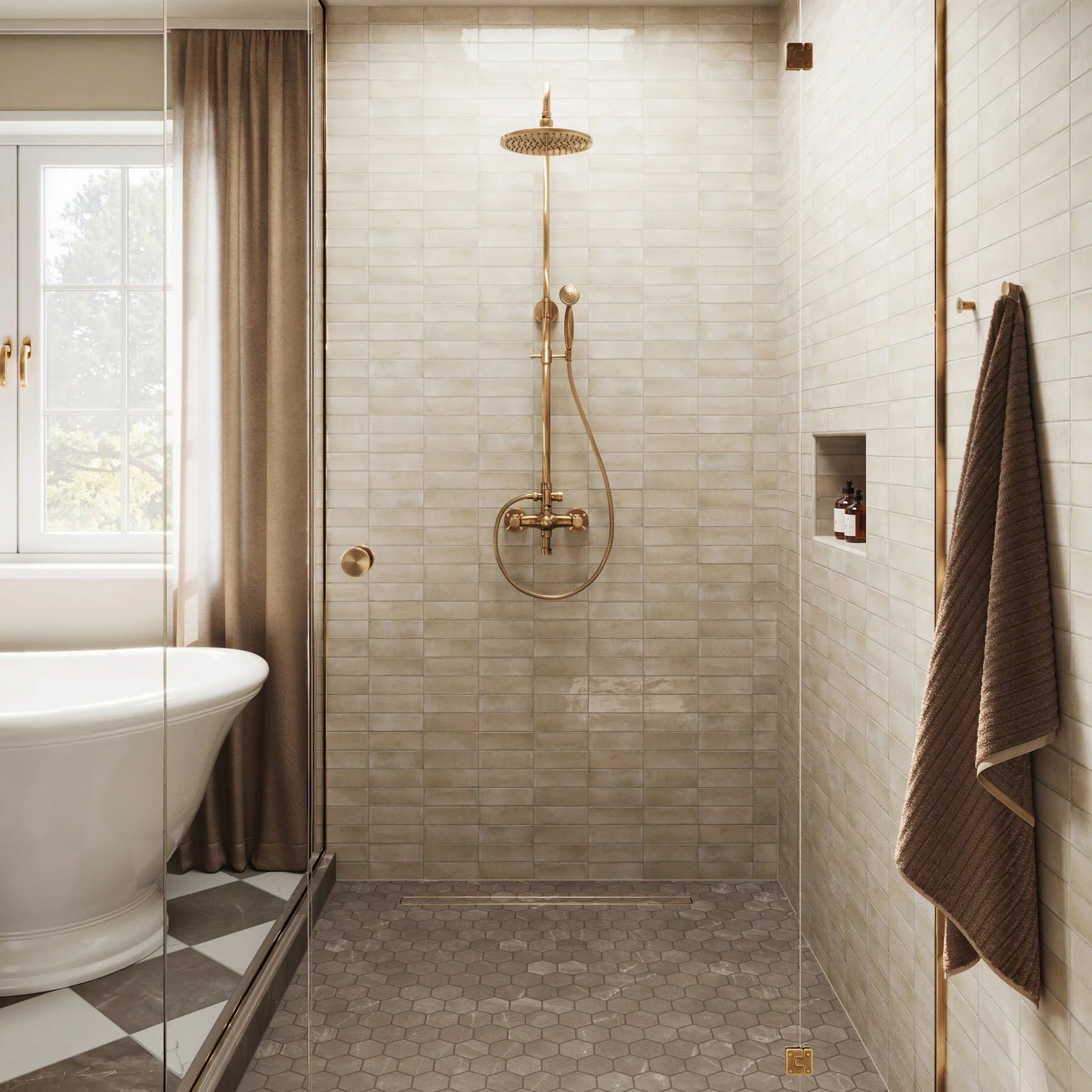 Coco Living | 2"x6" Porcelain Zellige Floor & Wall Tile