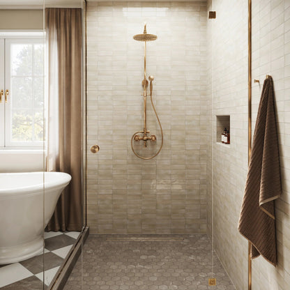 Coco Living | 2"x6" Porcelain Zellige Floor & Wall Tile