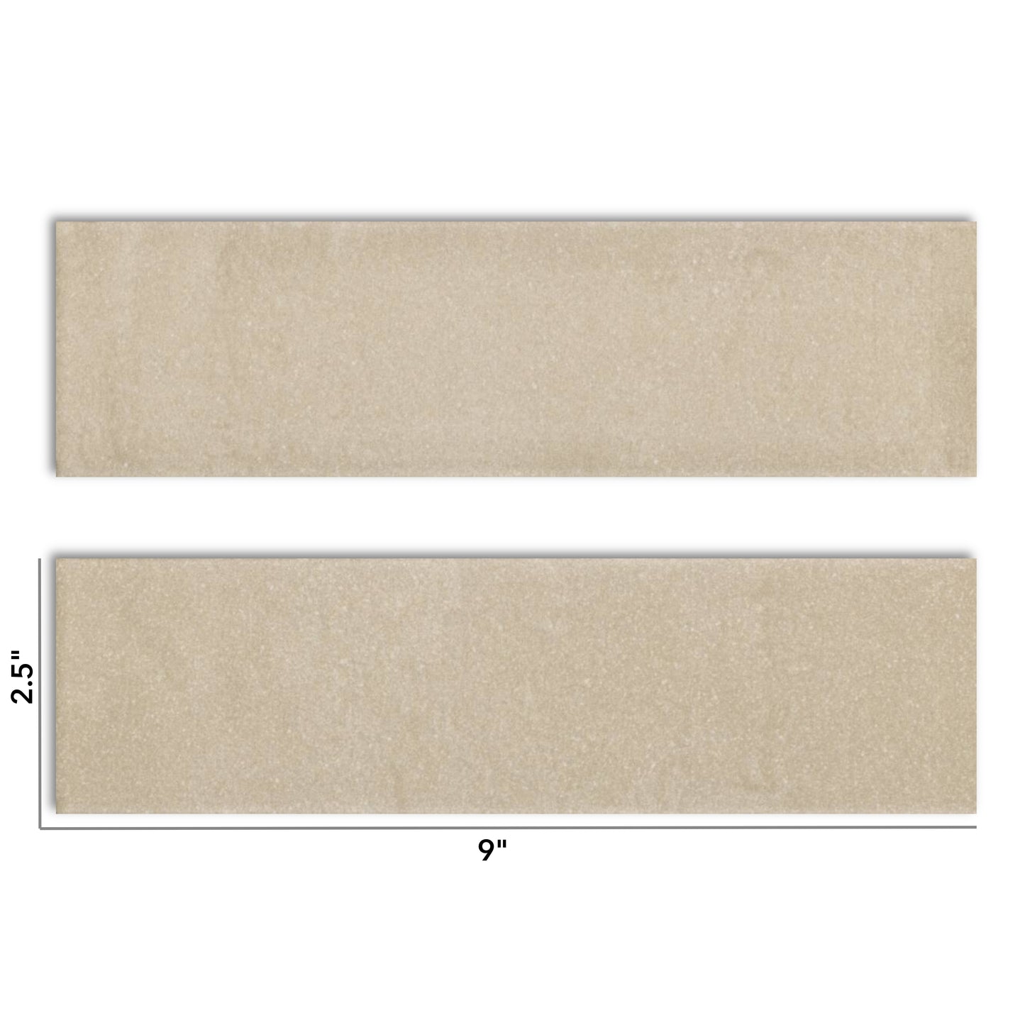 Hudson & Co | 2.5"x9" Porcelain Brick Wall Tile