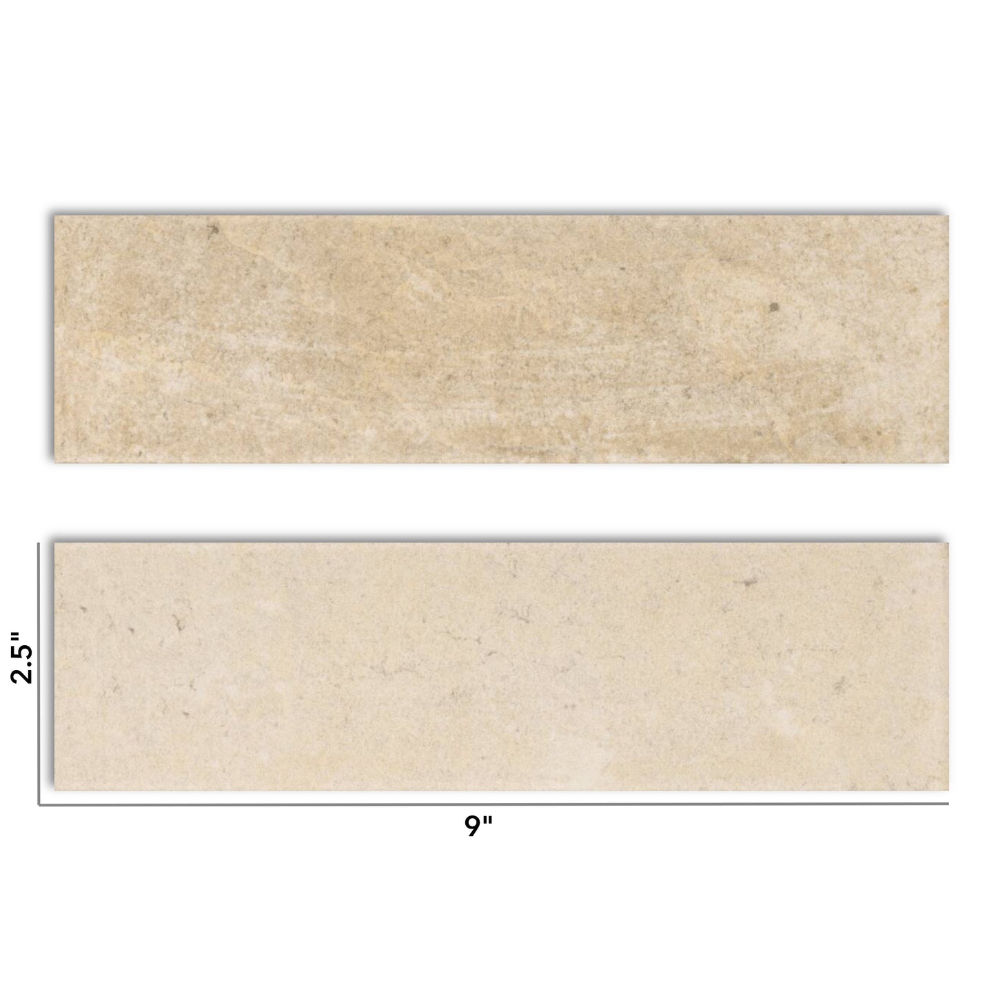 Hudson & Co | 2.5"x9" Porcelain Brick Wall Tile