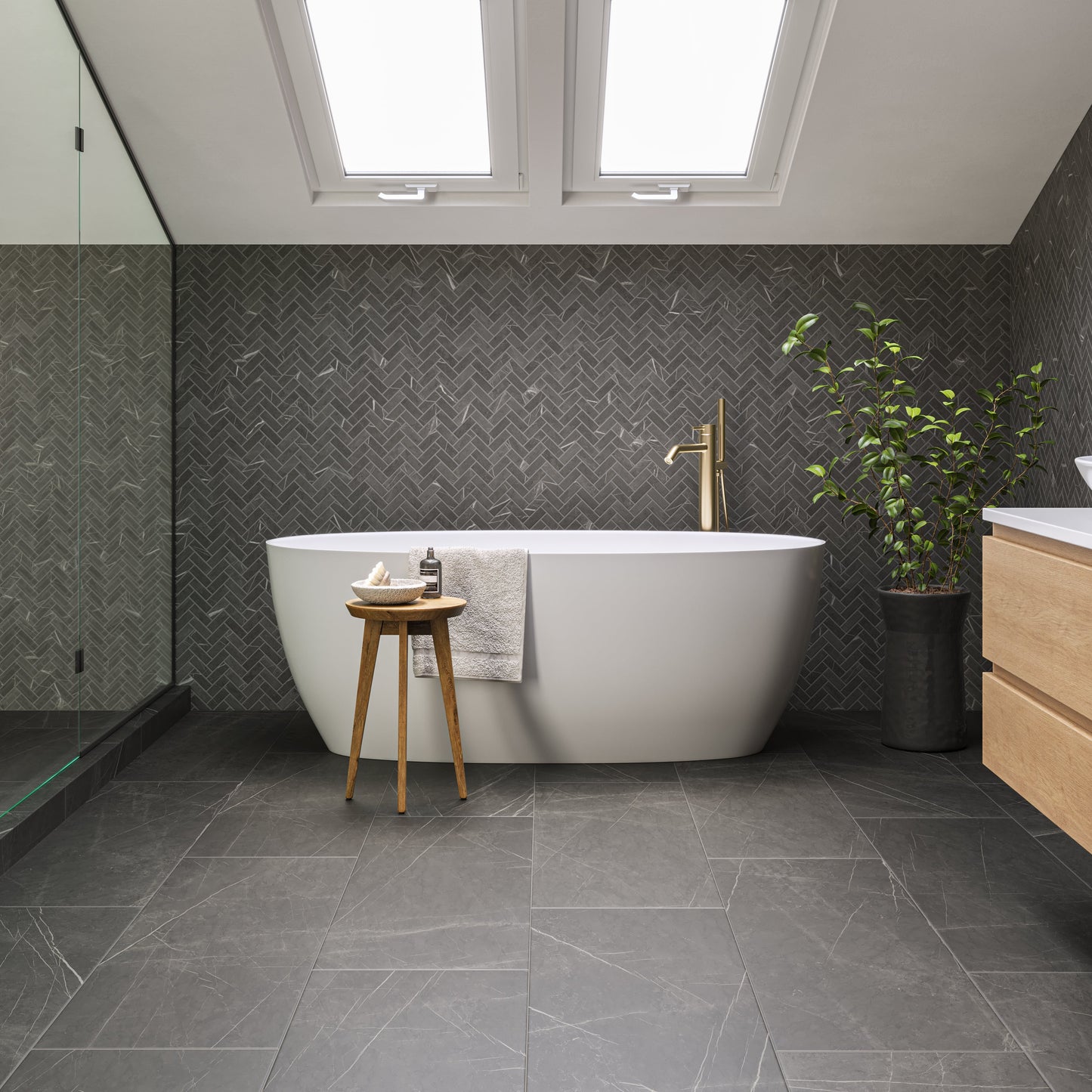Sarina | 12"x24" Stone Look Floor & Wall Tile