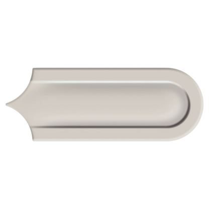 Gala | 3"x8.5" Elongated Beveled Fan Ceramic Wall Tile