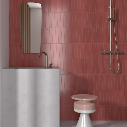 Bamboo | 2.5"x9" Porcelain Trapezoid Floor & Wall Tile