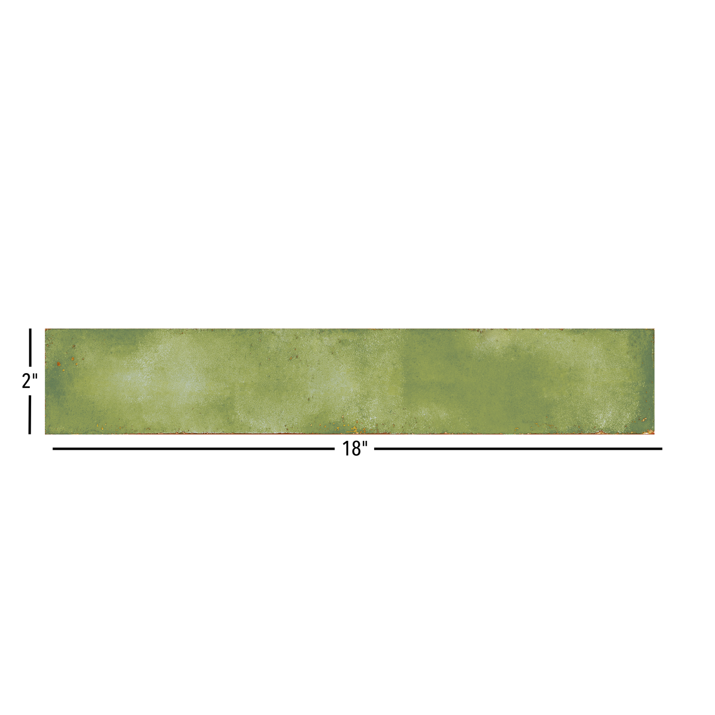 Color Wheel | 2"x 18" Porcelain Brick Look Wall Tile