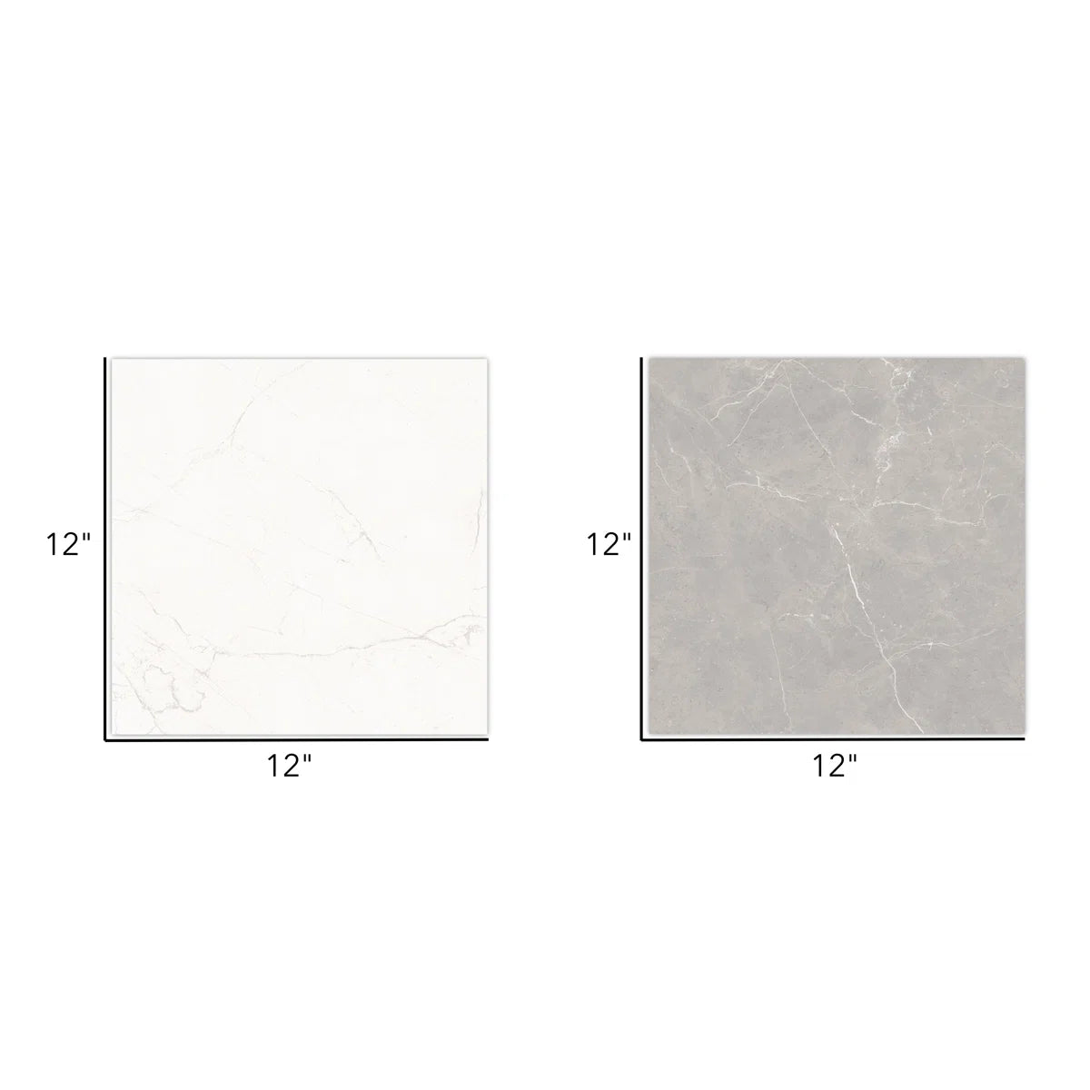 Sophia Checkerboard | 12"x12" Marble Look Tile
