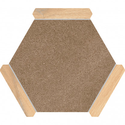 Villa Antica | Pino 9"x10" Porcelain Hexagon Wall & Floor Tile