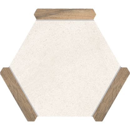 Villa Antica | Oak 9"x10" Porcelain Hexagon Wall & Floor Tile