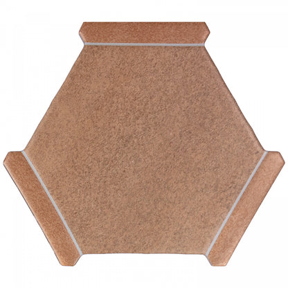 Villa Antica | Slate Cotto 9"x10" Porcelain Hexagon Wall & Floor Tile