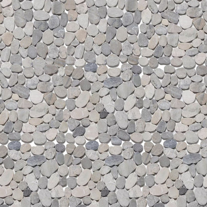 Island Stones | 12"x12" Tumbled Stone Mosaic Tile