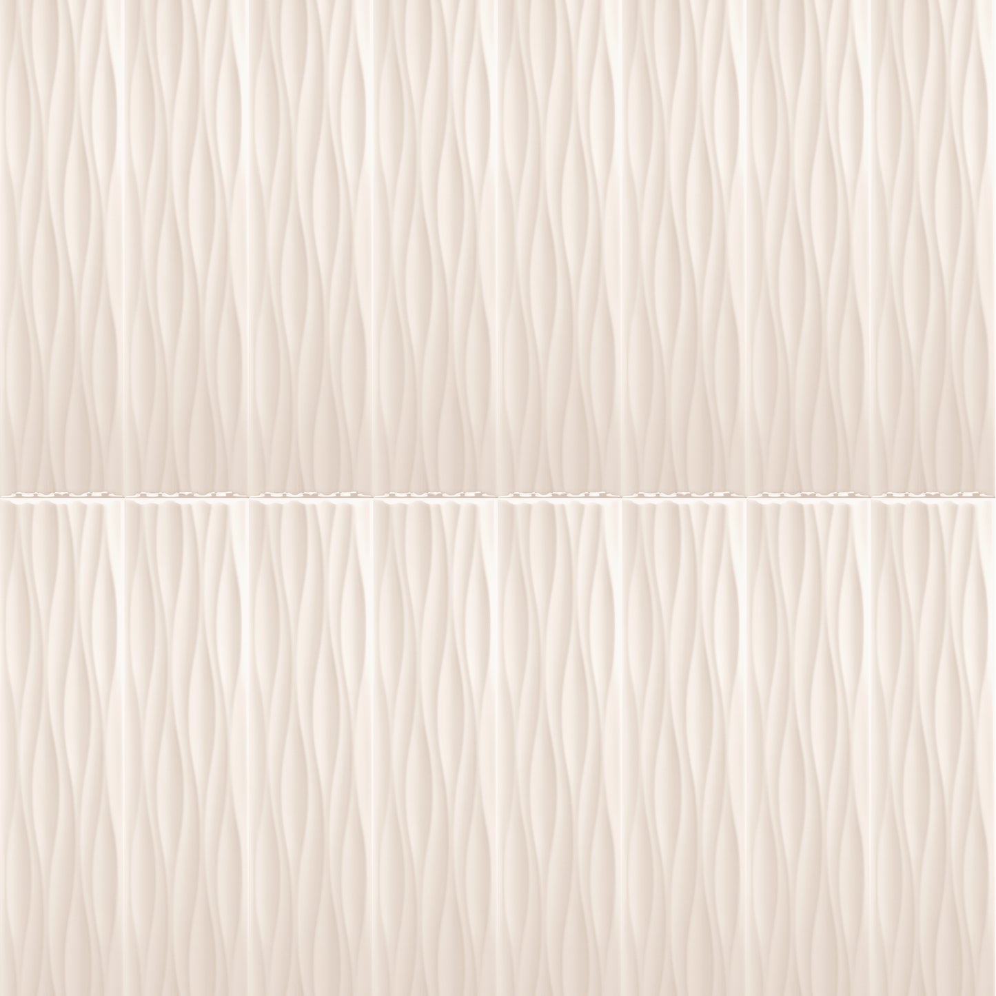 Kreative Studio | 4"x16" Porcelain Ripple Deco Wall Tile