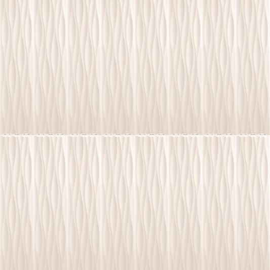 Kreative Studio | 4"x16" Porcelain Ripple Deco Wall Tile
