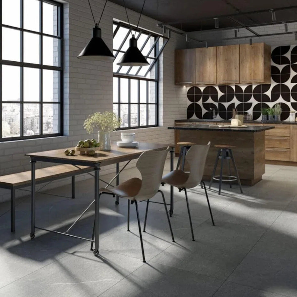Luna | 8"x8" Porcelain Floor & Wall Tile