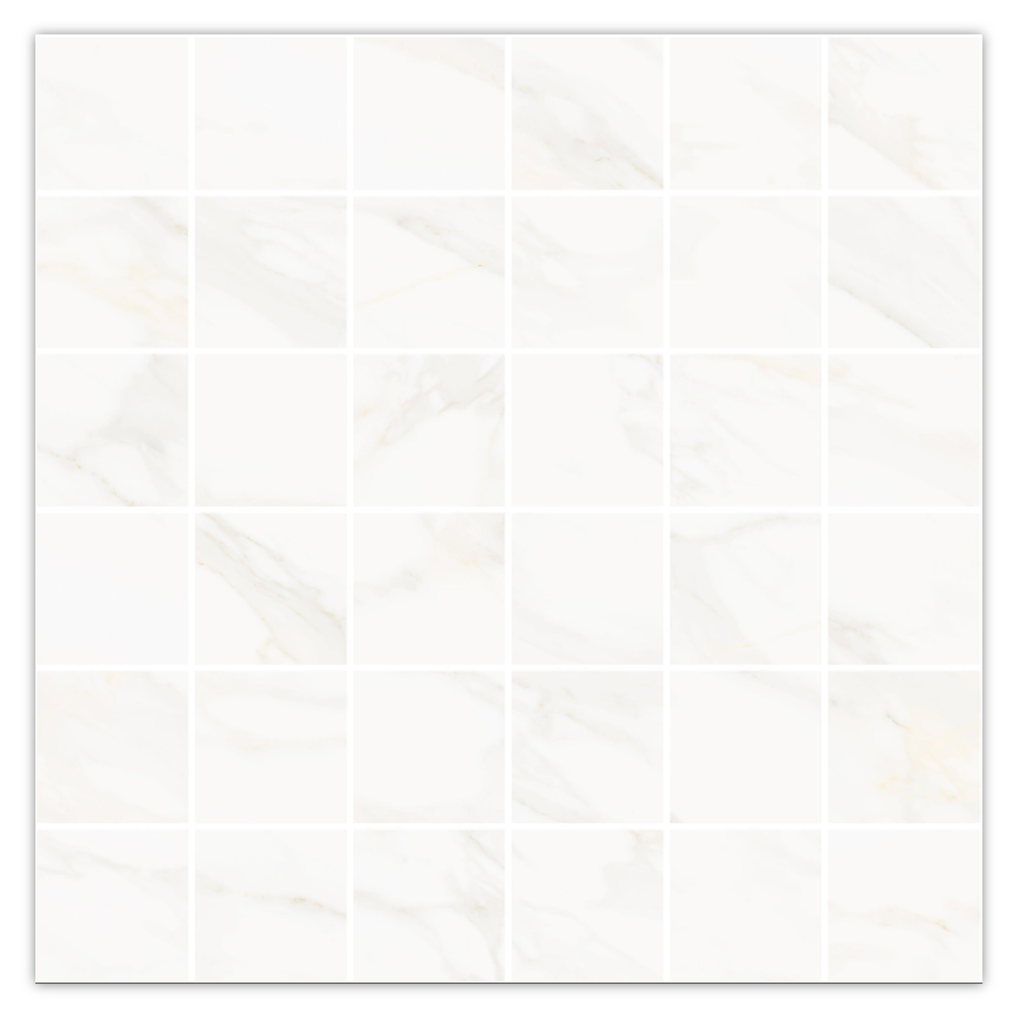 Precious Marble | 2"x2" Porcelain Marble Look Mosaic Tile