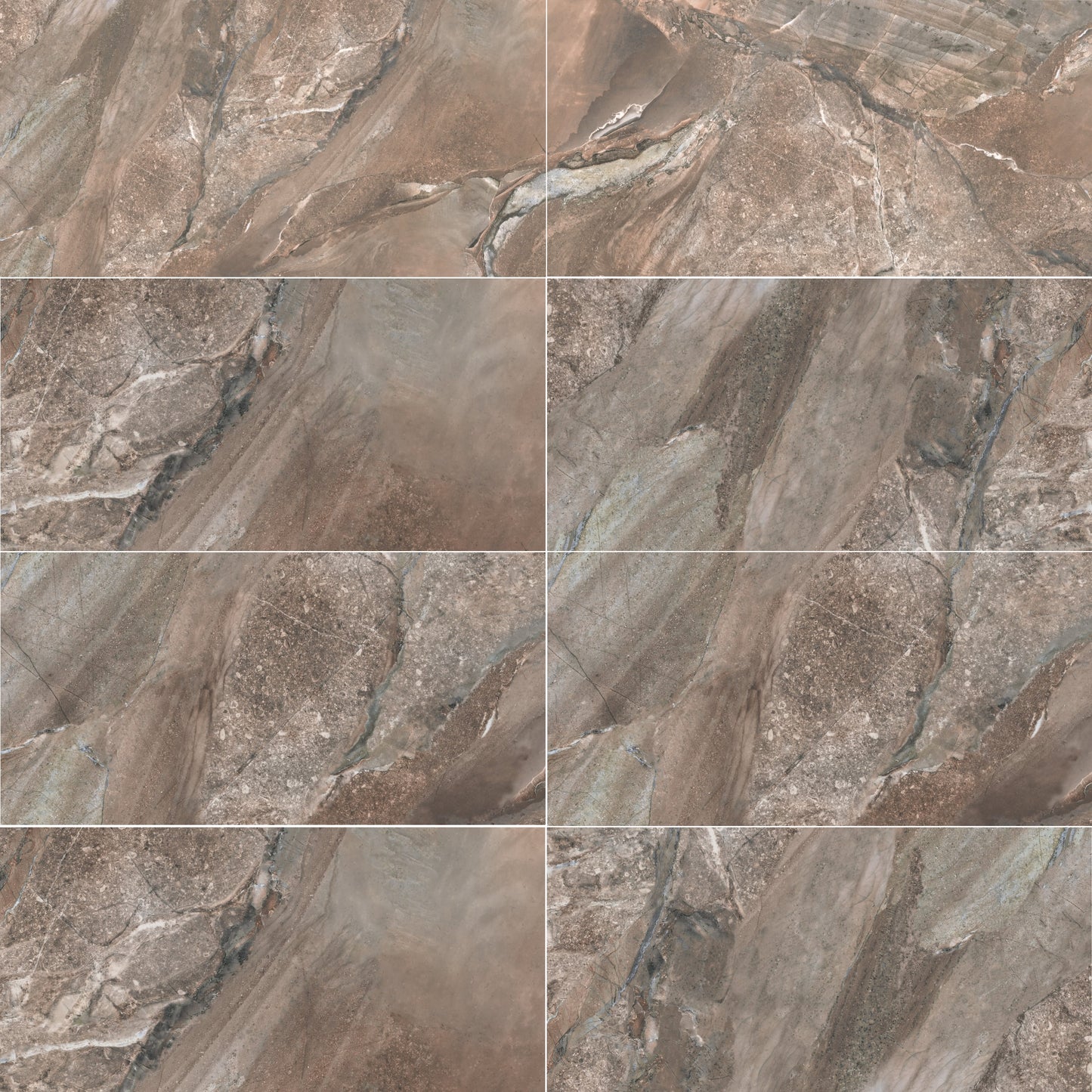 Fossilique | 12"x24" Porcelain Marble Look Floor & Wall Tile