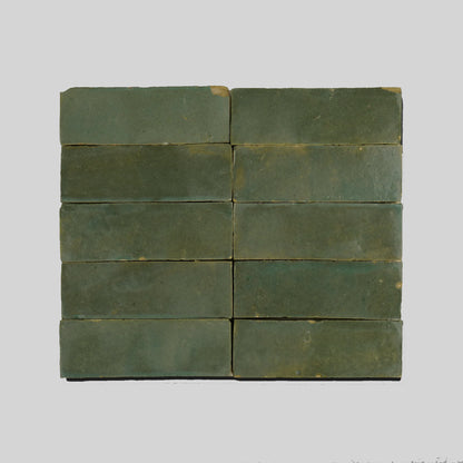 Hand Crafted Zellige | 2"x6" Terracotta Wall Tile