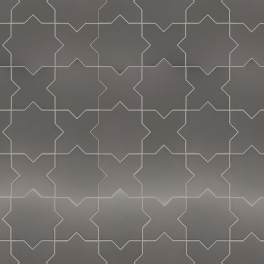 Porto Star+Cross | 6.1" x 11.9" Porcelain Floor & Wall Tile