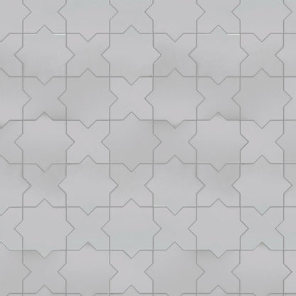 Porto Star+Cross | 6.1" x 11.9" Porcelain Floor & Wall Tile