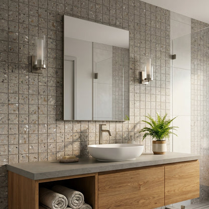 Terrazzo Living | 2"x2" Terrazzo Mosaic Floor & Wall Tile