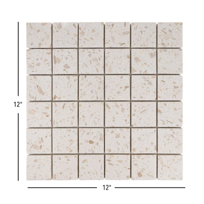 Terrazzo Living | 2"x2" Terrazzo Mosaic Floor & Wall Tile