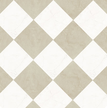 Sophia Checkerboard | 12"x12" Marble Look Tile
