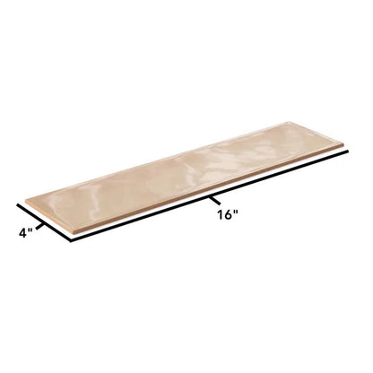 Villaggio | 4"x16" Ceramic Undulated Wall Tile