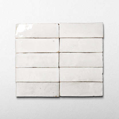 Hand Crafted Zellige | 2"x6" Terracotta Wall Tile